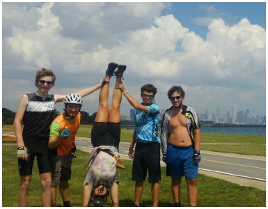 Teen Treks Across America bicycling into Chicago